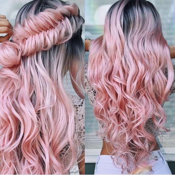 Accessories - Ombre Pink Lace Front Wig